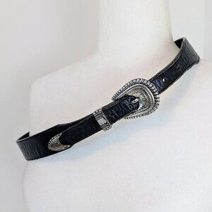 silver creek collection belt 94603 black and silver